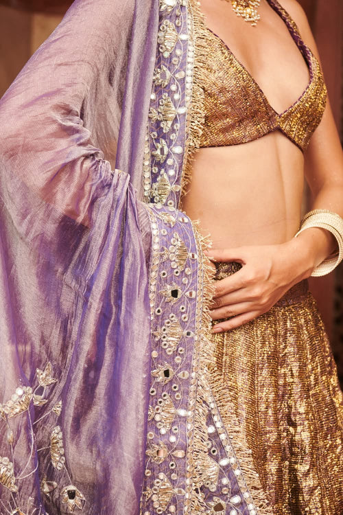 Krishna Kumud Lampi Lehenga Set