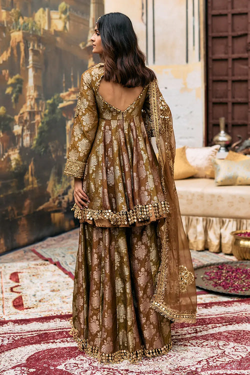 Shriphal Peplum Sharara Set