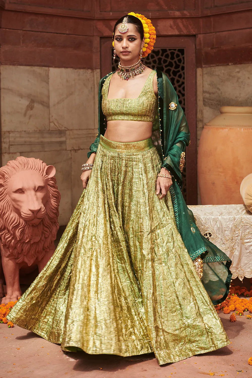 Pushp Lampi Lehenga Set