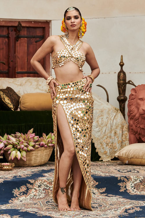 Ibaarat Aayna Skirt Set