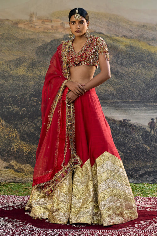 Lalima Jadau Lehenga Set