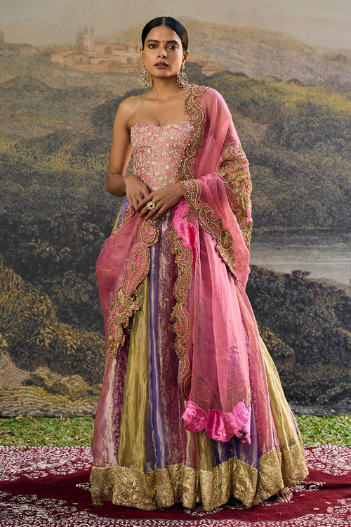 Rangoli Zari Lehenga Set