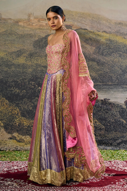 Rangoli Zari Lehenga Set