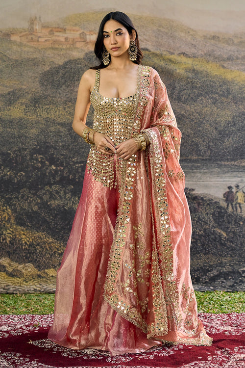 Gulbahar Mirror Sharara Set