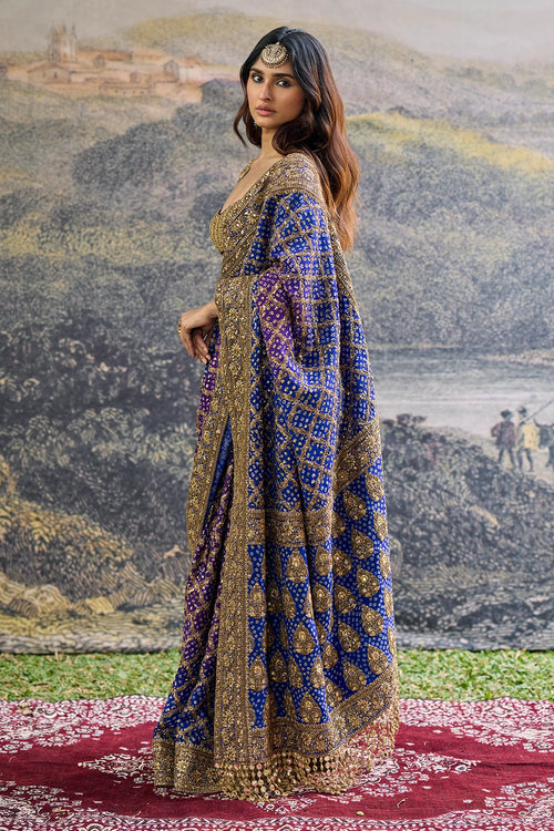 Advay Ombré Saree Set
