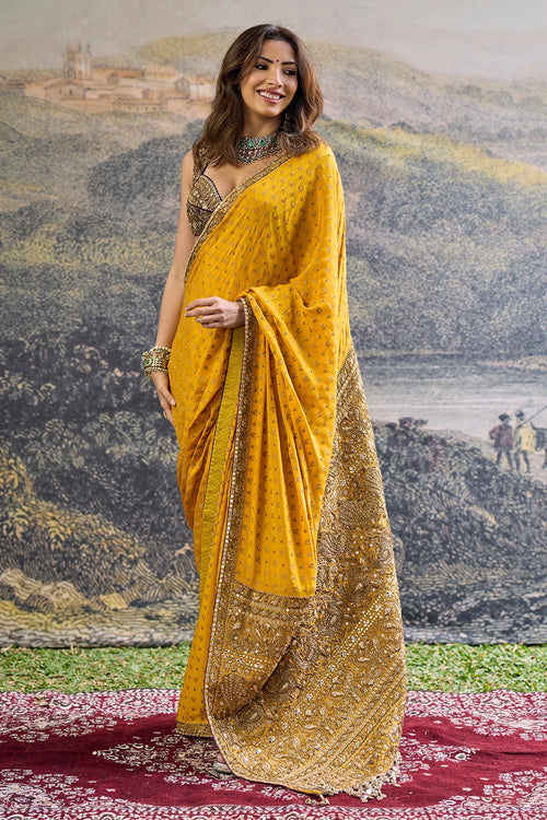 Pehr Crepe Saree Set