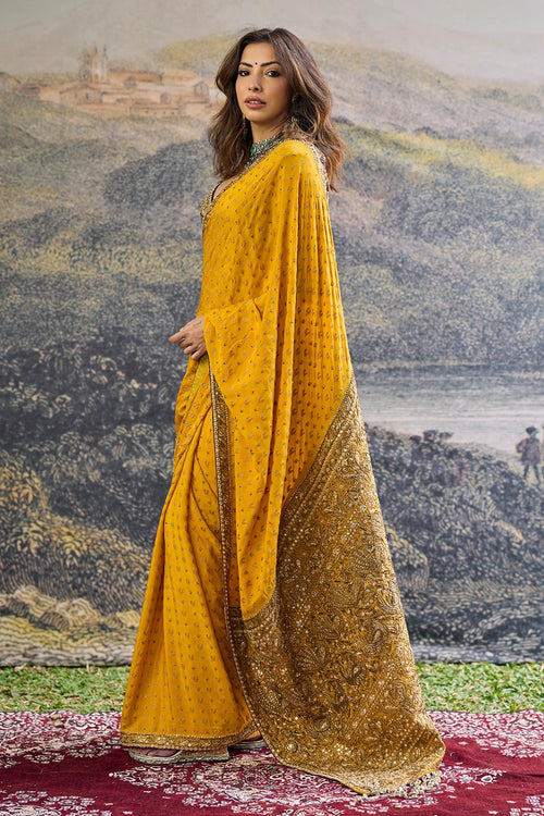 Pehr Crepe Saree Set