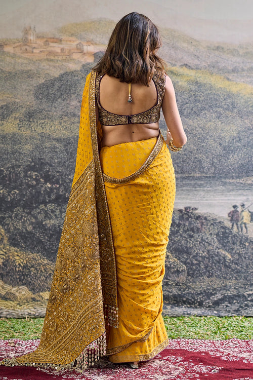 Pehr Crepe Saree Set