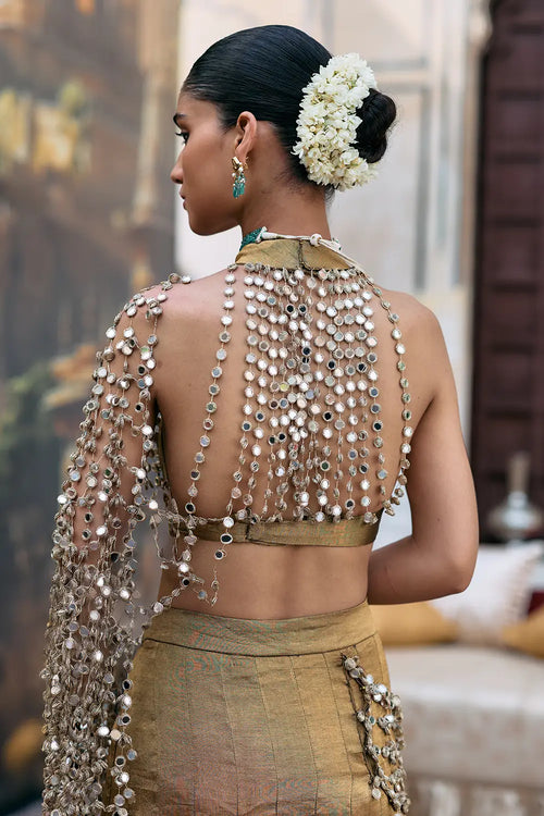 Mandira Lehenga Set with Sheeshya Veil