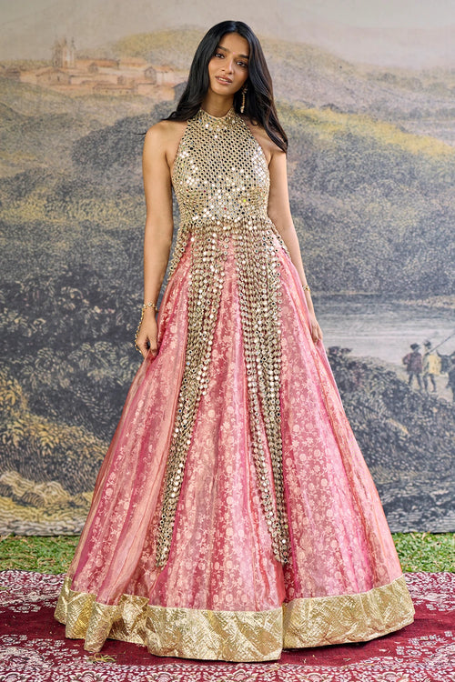 Gulbahar Mirror Lehenga Set
