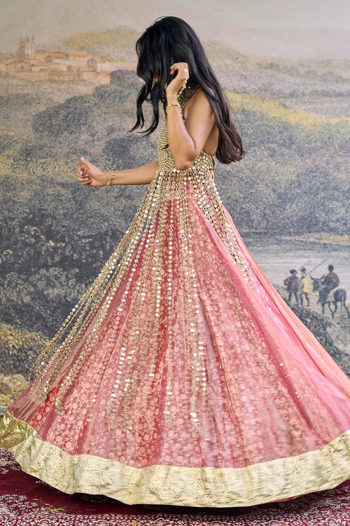 Gulbahar Mirror Lehenga Set