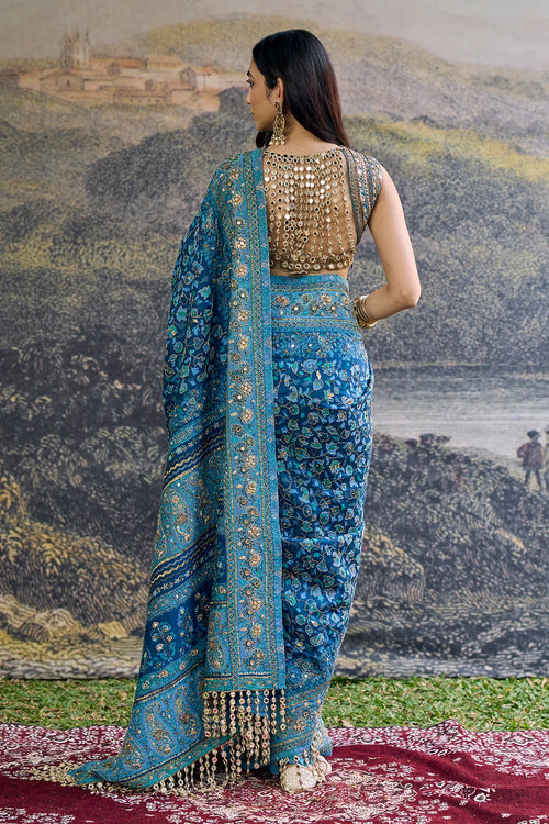 Neelambari Saree Set