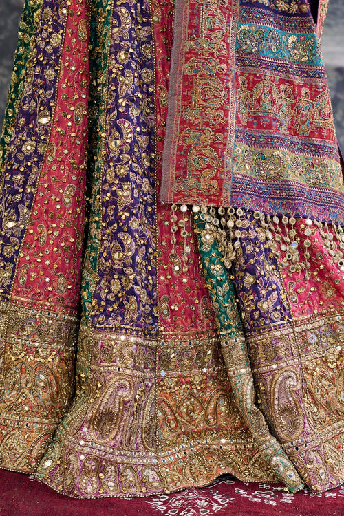 Rang Mahal Jamewar Lehenga Set
