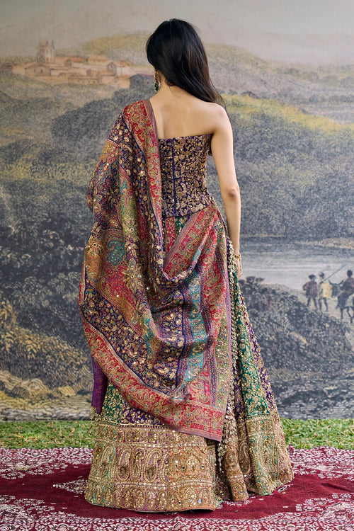 Rang Mahal Jamewar Lehenga Set