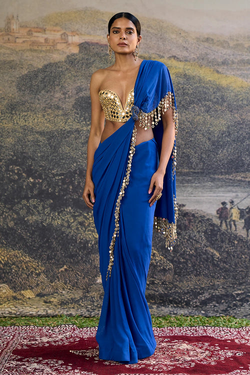 Neelanjana Mirror Saree Set