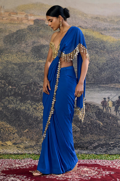 Neelanjana Mirror Saree Set