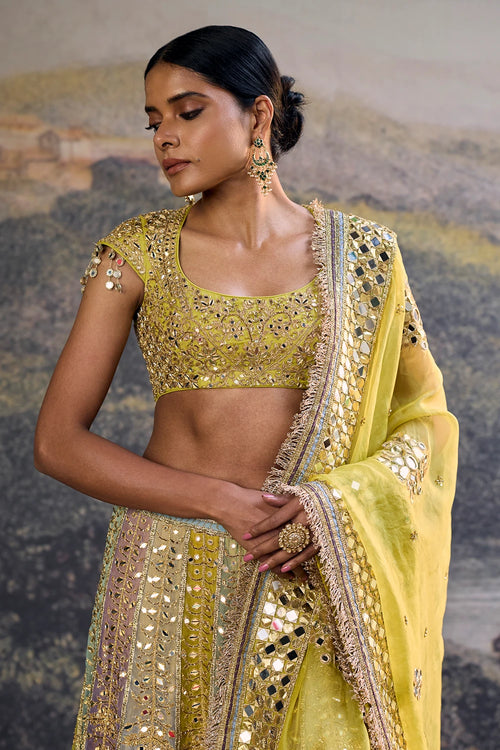 Rang Mahal Mirror Lehenga Set
