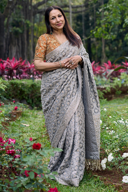 Chandi Rang Heritage Saree Set