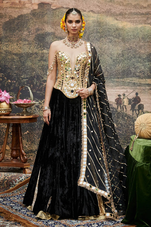 Surmayi Lehenga Set