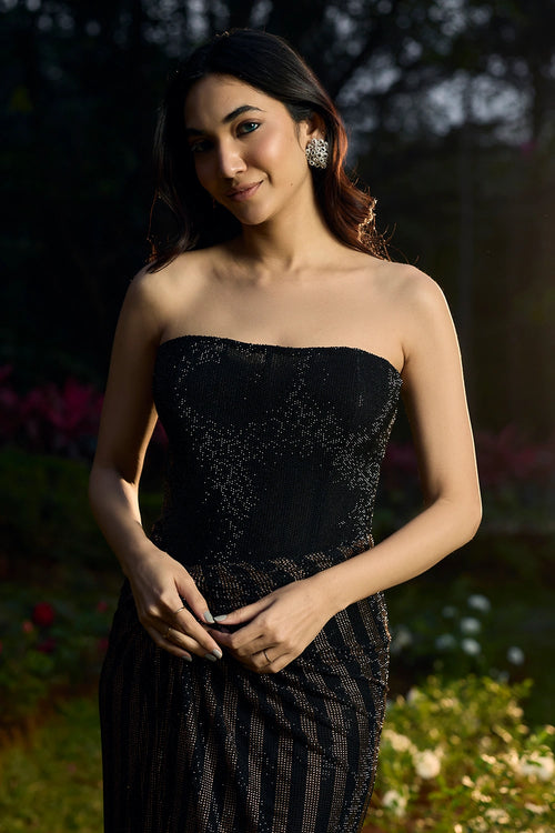 Shyamal Sona Crystal Gown