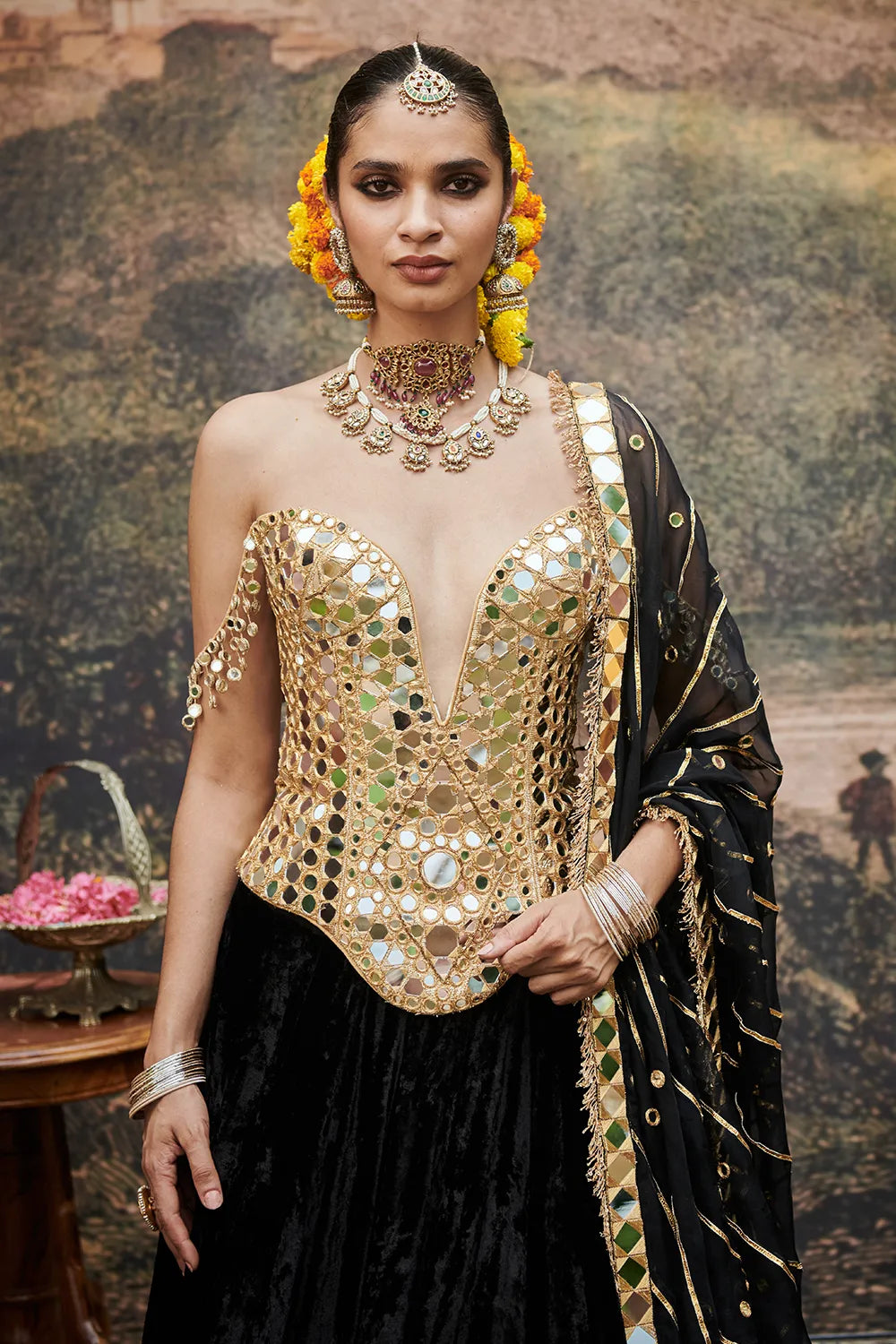 Surmayi Lehenga Set