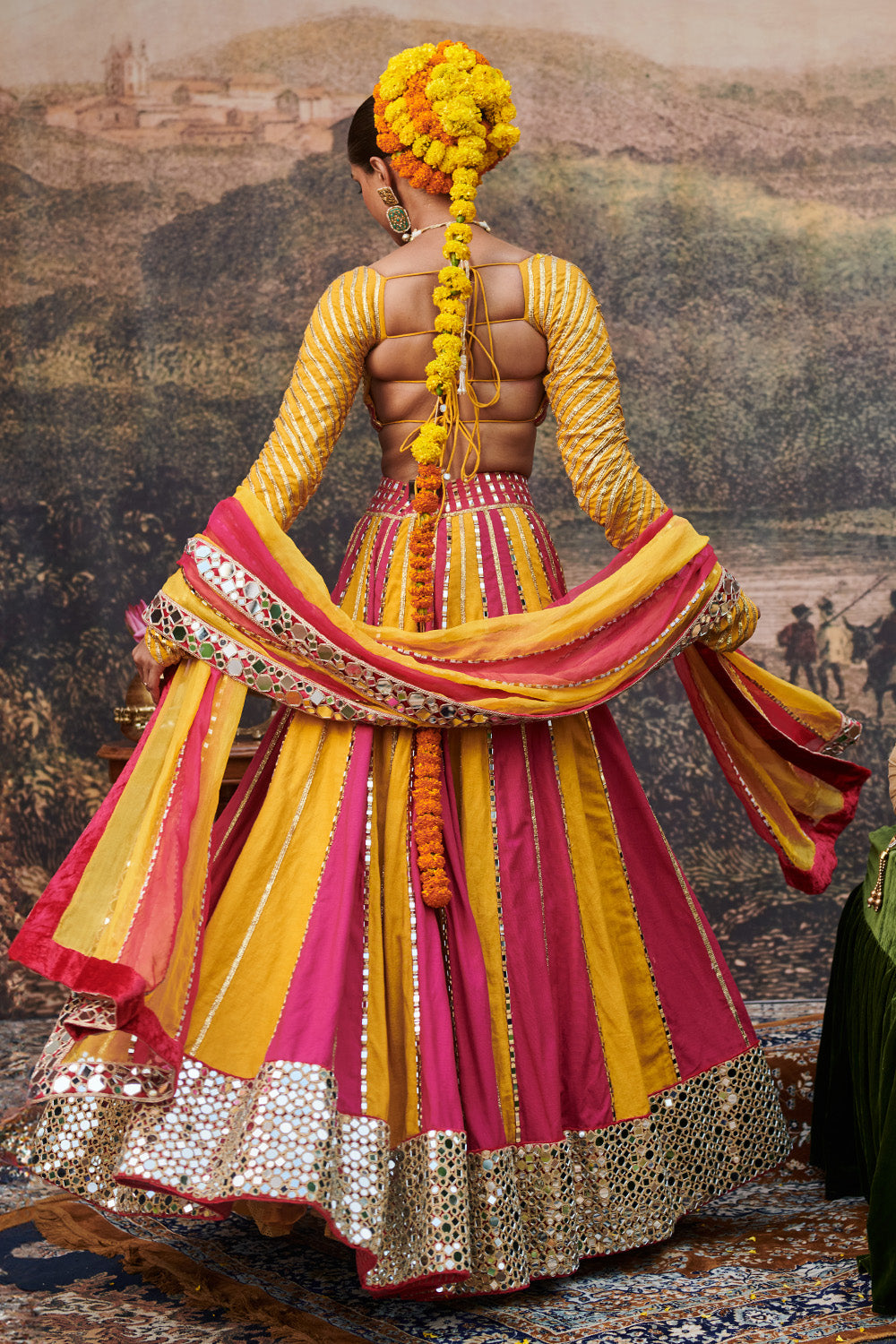 Padma Peet Lehenga Set