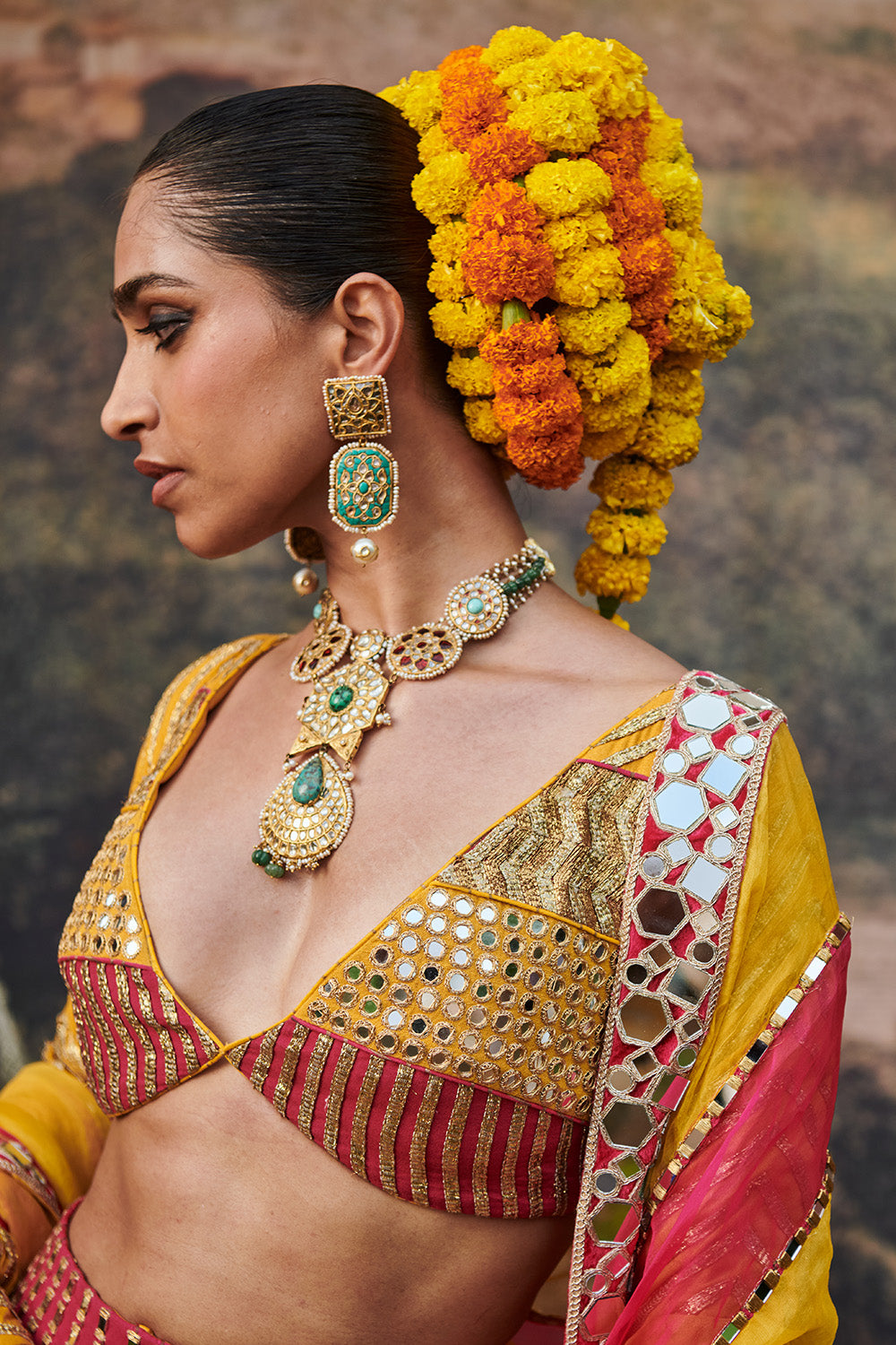 Padma Peet Lehenga Set