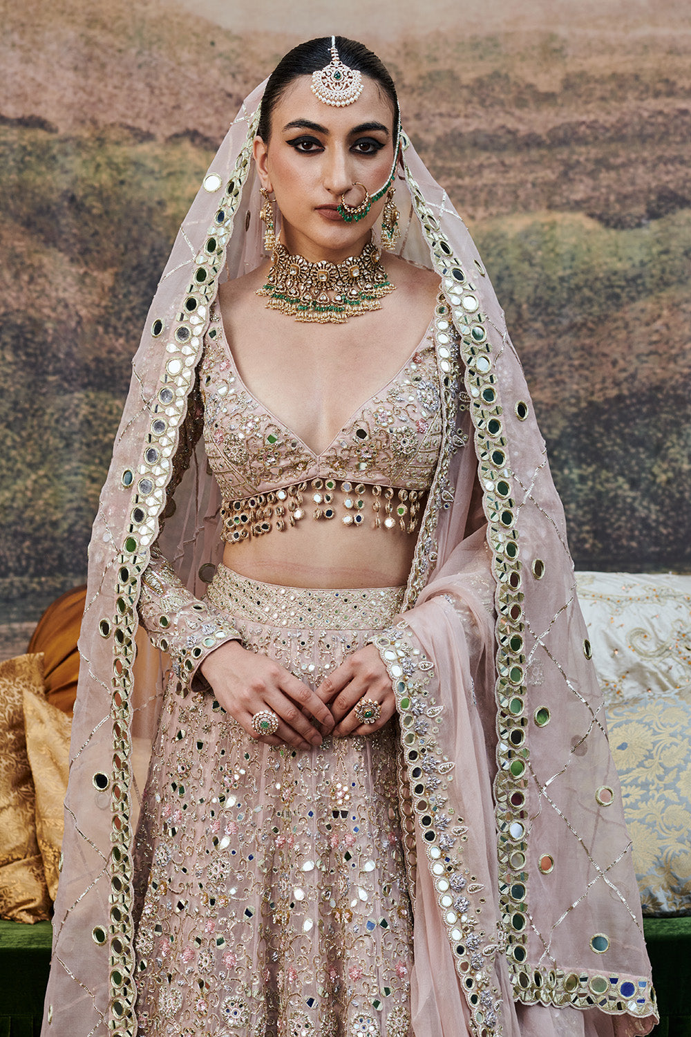 Rang de Gulaab Lehenga Set with Veil