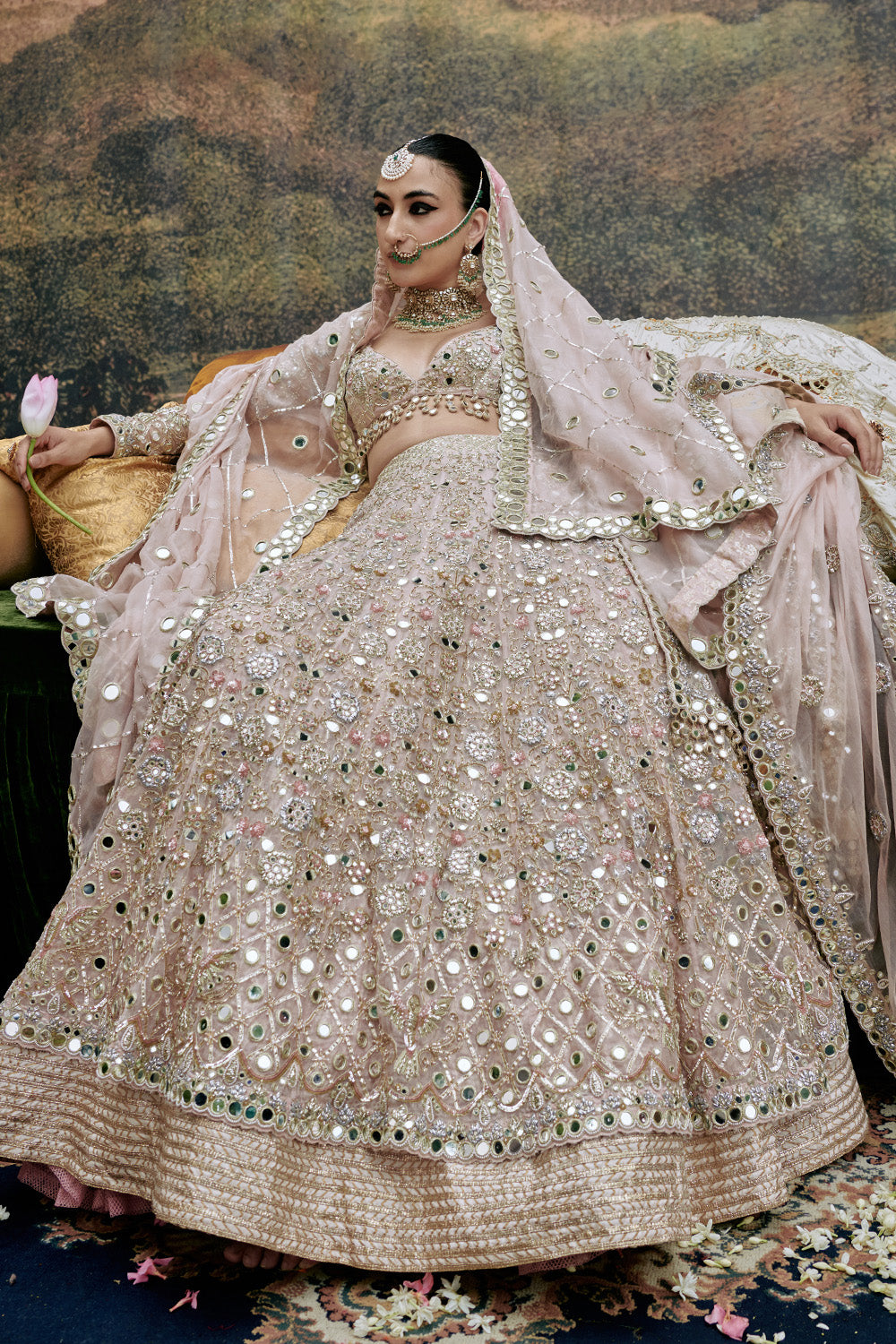 Rang de Gulaab Lehenga Set with Veil