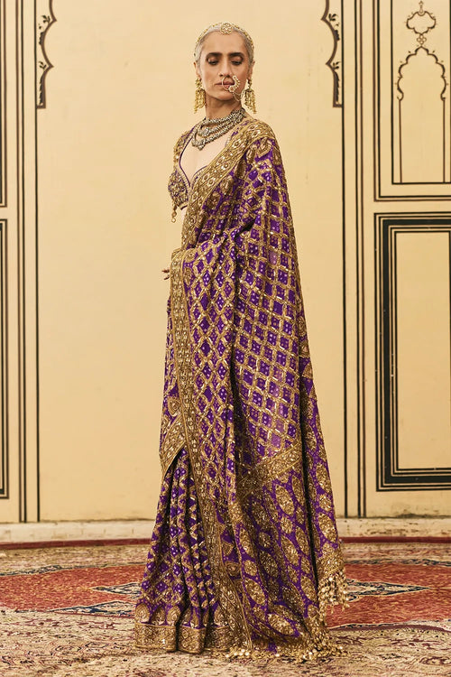 Banafsha Ombre Saree Set