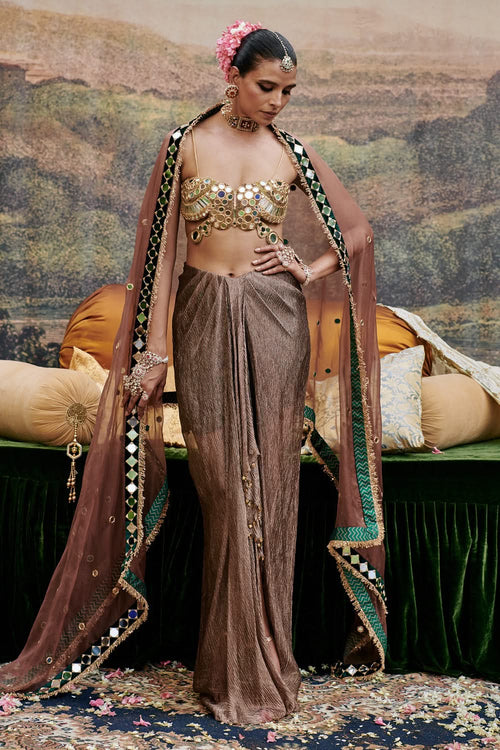 Sheesh Titli Skirt Set