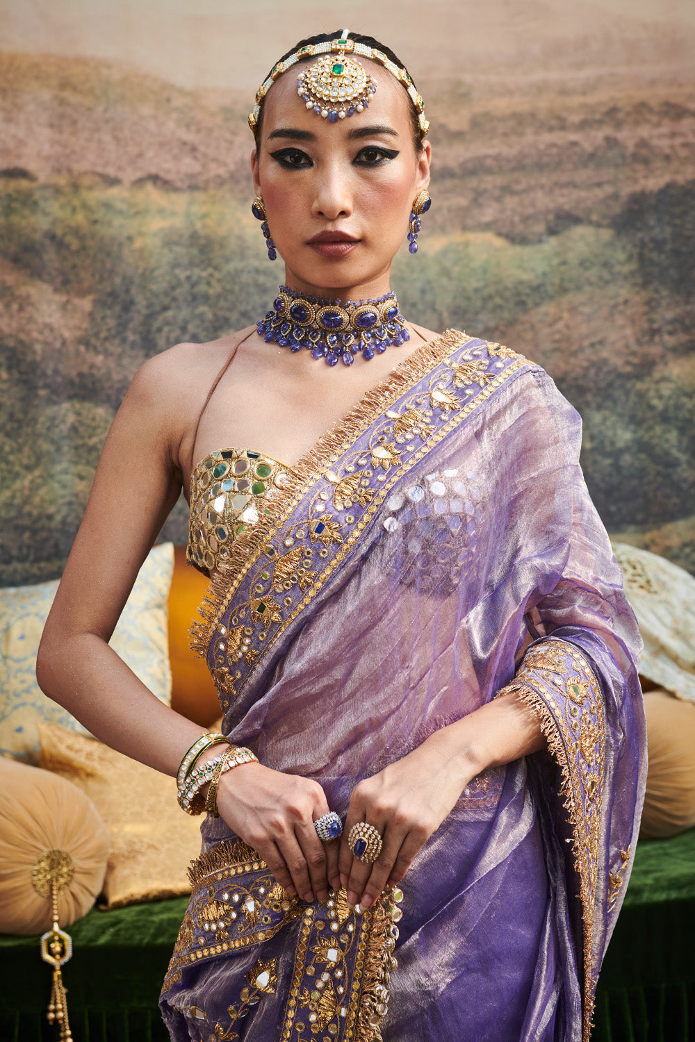 Krishna Leela Saree