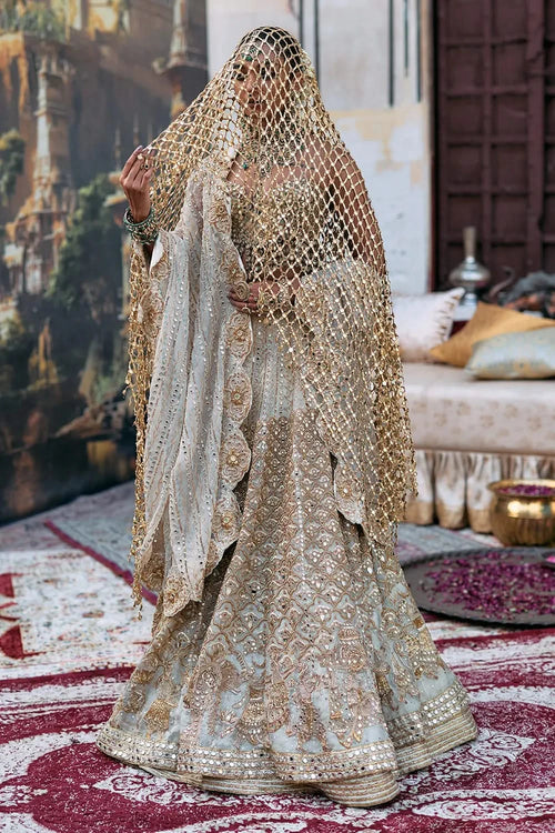 Rajbaraat Lehenga with Sheeshya Veil Set