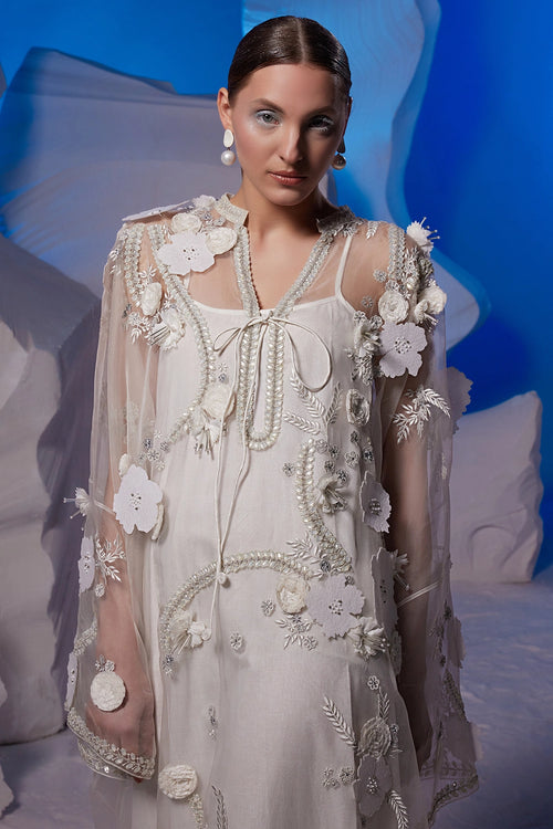 Ivory Cotton Kaftan