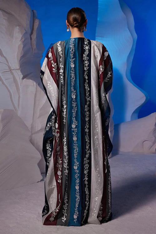 Ivory Cotton Silk Minimal Kaftan