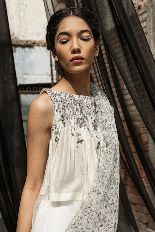 Lima Pleated Top