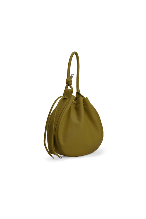 Ina Pebble Olive Large Bag
