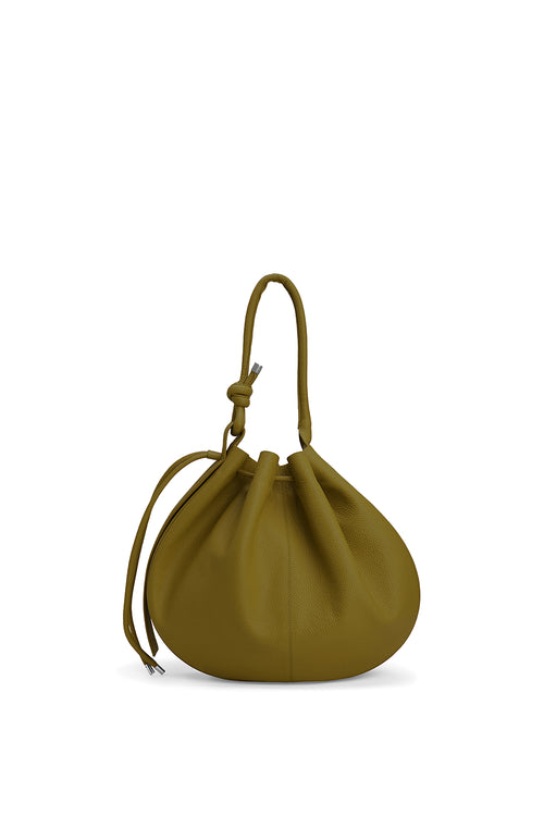 Ina Pebble Olive Large Bag
