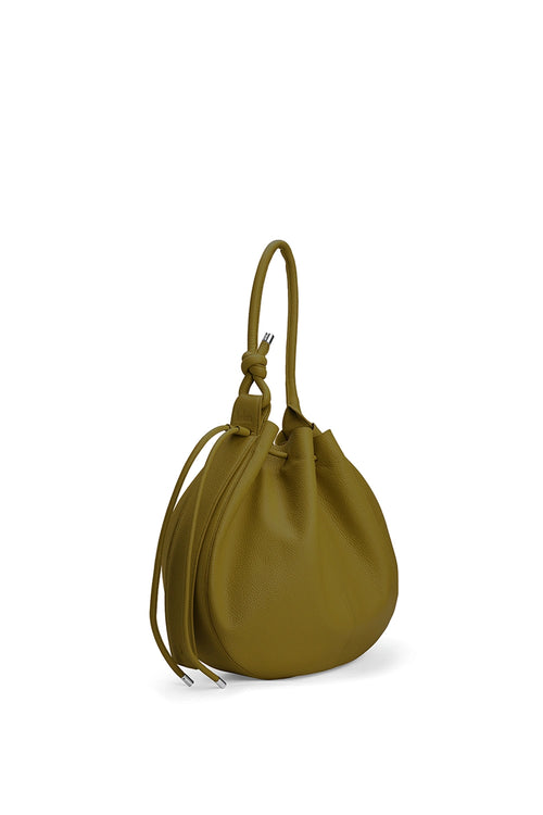 Ina Pebble Olive Large Bag