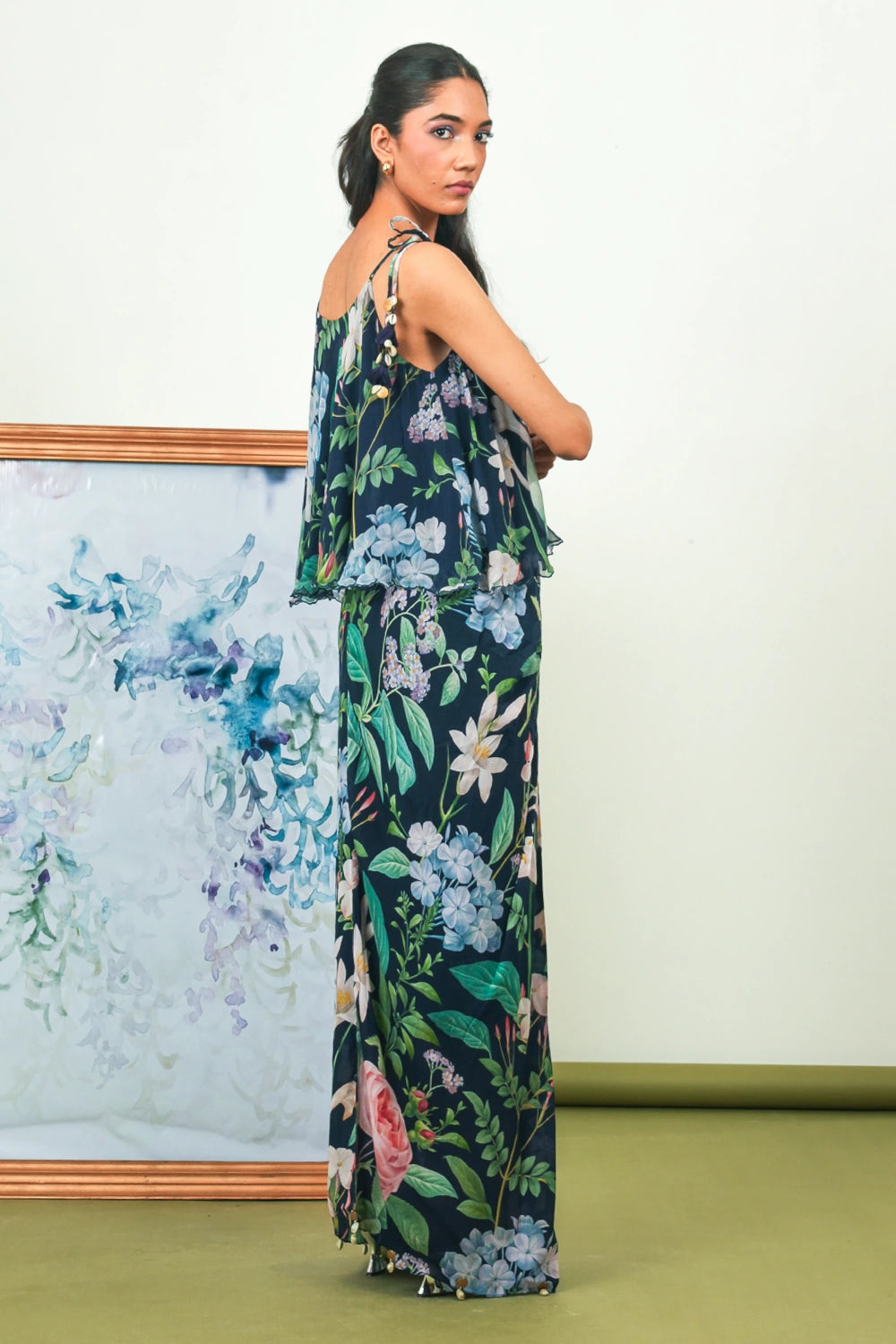 Indigo Valley Dhoti Skirt Set