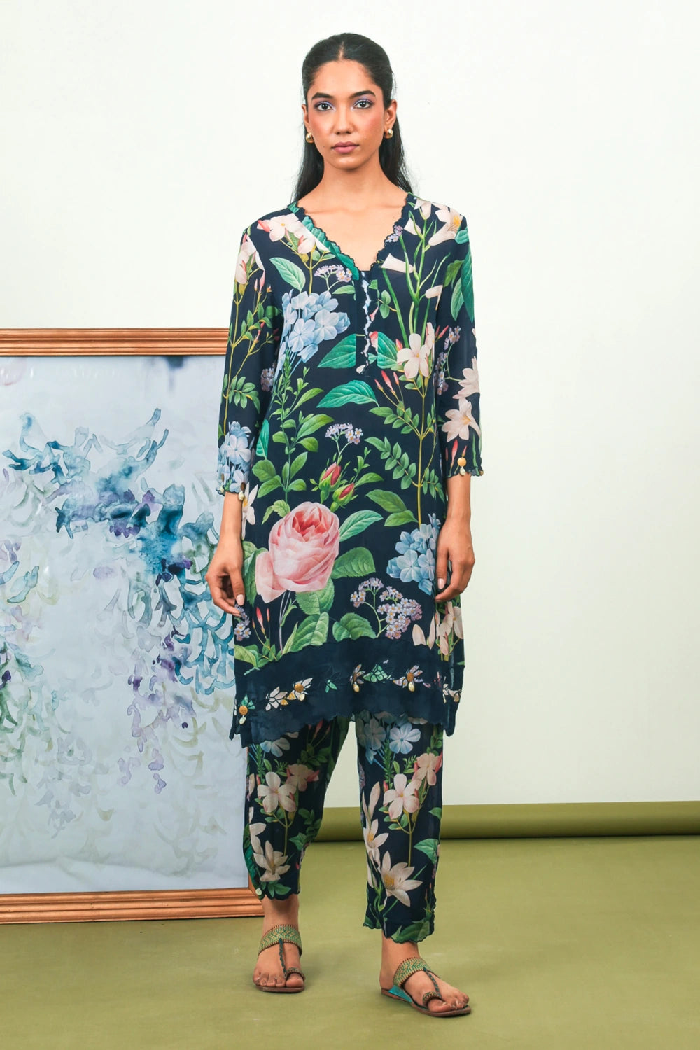 Indigo Valley Kurta Set