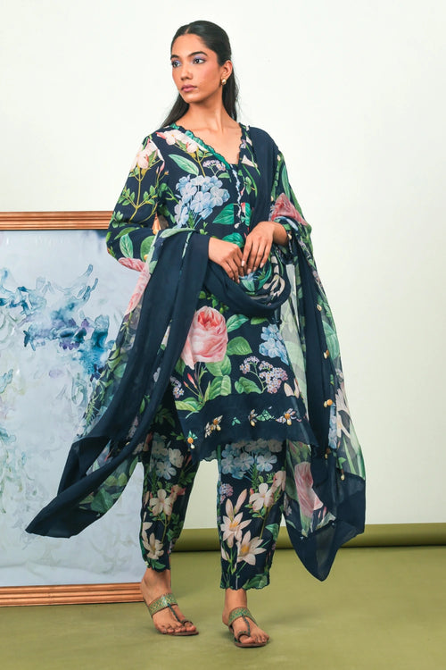 Indigo Valley Kurta Set