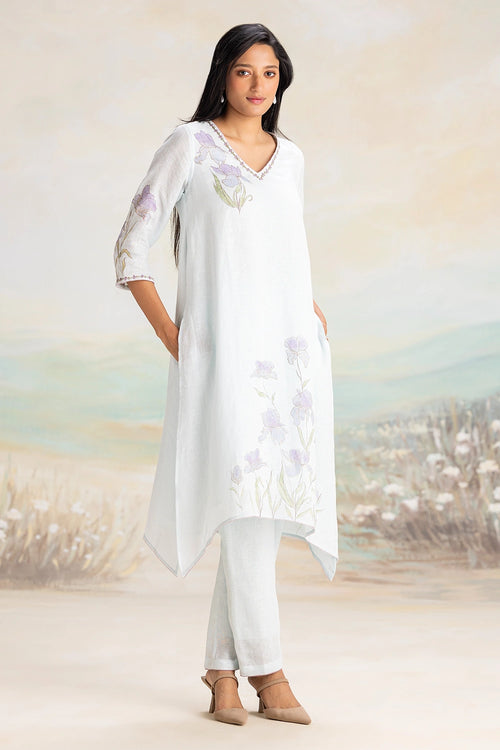 Iris Powder Blue Kurta Set