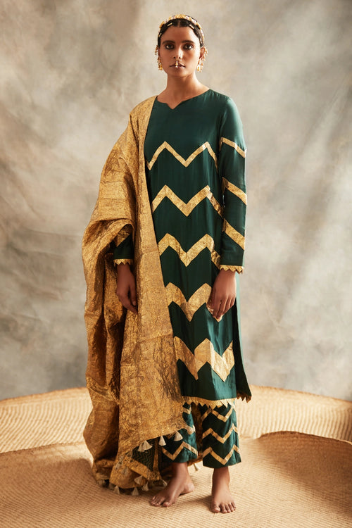 Haraa Panna Kurta Set