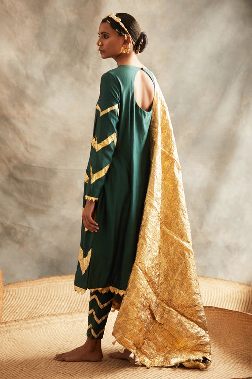 Haraa Panna Kurta Set