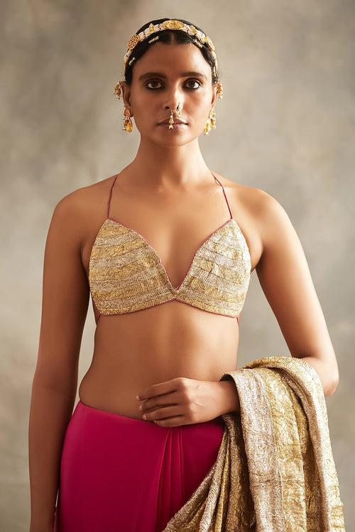 Sona Chandi Gulabi Saree