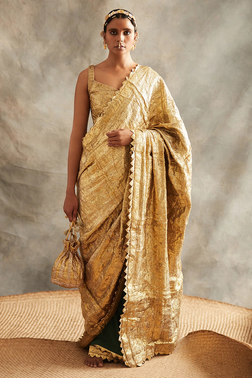 Sona Panna Saree