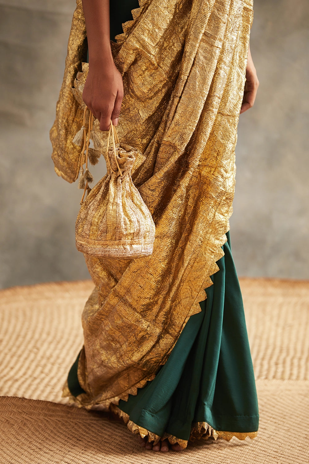 Sona Panna Saree