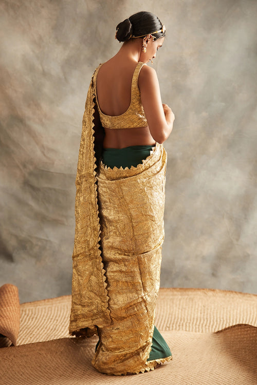 Sona Panna Saree