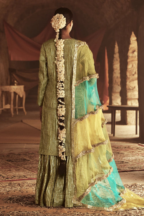 Olive Green Eiva Garara Set